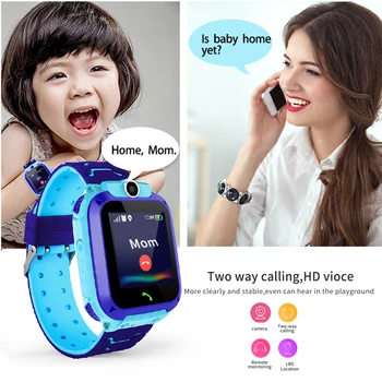 LIGE 2019 Noi Impermeabil Copil inteligent Ceas SOS Apel de Urgență smartwatch LBS Poziționare copii de Urmărire ceas inteligent pentru Copii+Cutie