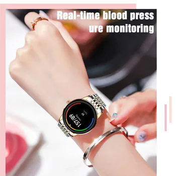 LIGE Moda Ceas Inteligent Femei Bărbați smartwatch Sport Tracker de Fitness Impermeabil cerc Complet touch screen reloj inteligente Cadou