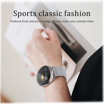 LIGE Noi bărbați și femei Full touch screen Smart watch Sport multifunctional rata de inima tensiunea Smartwatch rezistent la apa +Cutie