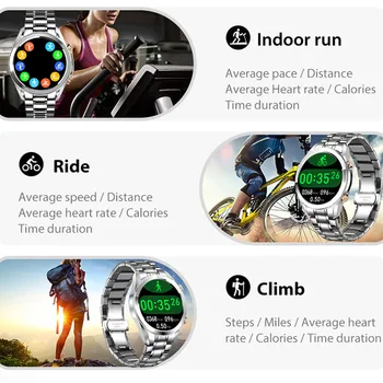 LIGE2020 Nou Ceas Inteligent versiunea Sport este Potrivit pentru iOS și Android, rata de Inima tensiunea de somn ceas rezistent la apa