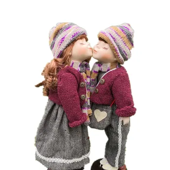Limitată de Colecție Drăguț de Epocă Kiss Baby Doll Iubitor de Moda Iubesc Papusa de Portelan Jucarie Prietena Cadou de Ziua Home Deco 41cm