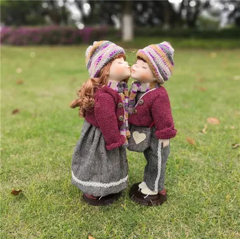 Limitată de Colecție Drăguț de Epocă Kiss Baby Doll Iubitor de Moda Iubesc Papusa de Portelan Jucarie Prietena Cadou de Ziua Home Deco 41cm