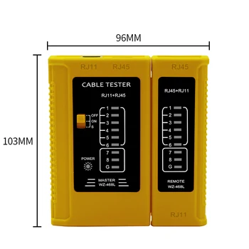 Linie de rețea Tester Tester de Cablu de Rețea Multifuncțional Tester Cablu de Telefon Linie Checker-1 Set De RJ45 / RJ11