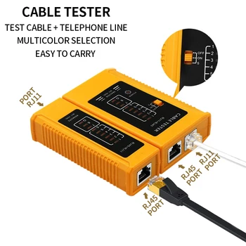 Linie de rețea Tester Tester de Cablu de Rețea Multifuncțional Tester Cablu de Telefon Linie Checker-1 Set De RJ45 / RJ11