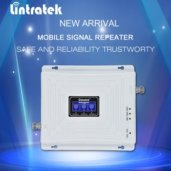 Lintratek Repetidor GSM 900Mhz 4G LTE B3+B7 1800Mhz 2600Mhz Tri Band Telefon Mobil Semnal de Rapel Amplificador Móvil pentru Europa-