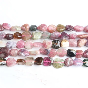 Linxiang piatra naturala neregulata 8x10 mm culoare turmalina margele Vrac moda bijuterii DIY Brățară Colier