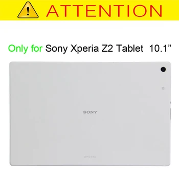Litchi PU Pliere Piele Caz Stand pentru Sony Xperia Z2 Tablet 10.1 inch Flip Piele PU Stand de Protecție Funda Caz