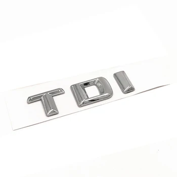 Litere 3D Emblema de Mercedes Benz CDI CGI TDI S350L E260L C200 Styling Auto Portbagaj Logo-ul Autocolant-2019 Chrome Negru Mat