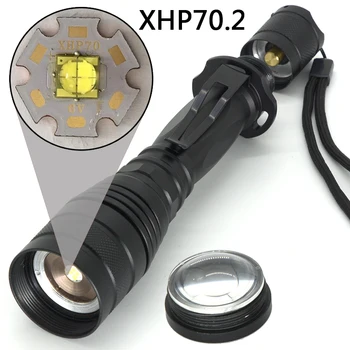 Litwod Z20P75 CREE XHP70.2 cip 32000lm convoi obiectiv xlamp 18650 puternic Tactice lanterna LED-uri lanterna cu zoom cree xhp50 Felinar