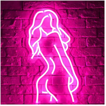 Live Nud Sexy Fata De Frumusete Femeie Lumina De Neon Semn Petrecere De Nunta Decoratiuni Home Decor De Perete Cadouri Bar De Noapte Club De Decor