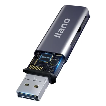 Llano Cititor de Carduri Multi-funcția de Unitate de Telefoane Mobile Cititor de Carduri Card Camera Reader Compatibil cu USB3.0 Suport OTG / USB2.0 +