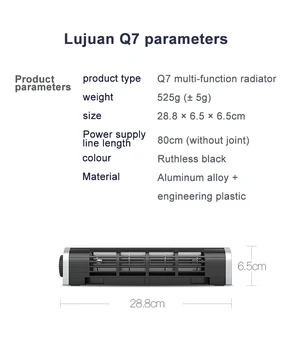LLANO Multifunctional Turbo Notebook Radiator de Răcire Rack de Răcire Pad Reglabil Dimensiunea Și Viteza vântului Pentru NotebookTablet Telefon