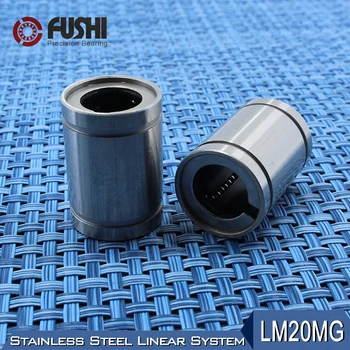 LM20MG Rulmenti Liniari 20x32x42mm (1 buc) din Oțel Inoxidabil, Rasina de Prindere Bucșe Liniar LMS20UU Ax 20MM LMS20 MG Rulment