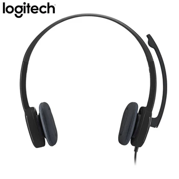 Logitech H151 Jocuri Căști Stereo Multi-dispozitiv Căști cu Controale In-line 1.8 m pentru Audio de 3,5 mm setul cu Cască