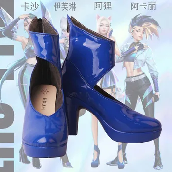 LOL K/DA KDA Ahri Tocuri inalte Cosplay Pantofi Pentru Femei 2020 Fierbinte Joc