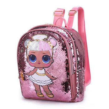 LOL păpuși SURPRIZĂ mochila sac de Școală pentru Copii Sac de Drăguț plecak 3d Sac de Imprimare de Desene animate Anime Drăguț Rucsac copii Gradinita