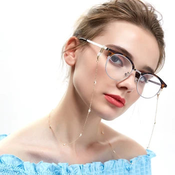 Lolita 15 Zircon ochelari lanț femei frumusete ochelari de citit lanț ochelari de soare anti-a pierdut ochelarii coarda ochelari de decor