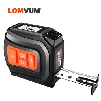 LOMVUM Metru Distanță cu Laser Range Finder 40M 60M Măsură de Bandă Digitală de încărcare USB 5m Laser Telemetru Profesional Conducător