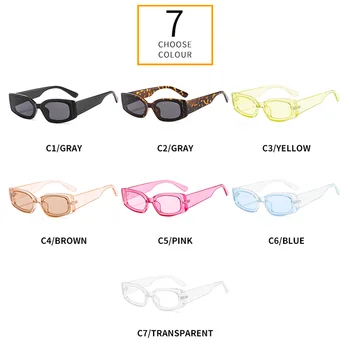 LongKeeper Epocă ochelari de Soare Femei 2020 Designer de Brand Retro Dreptunghi ochelari de soare Ochelari de Soare Femei UV400 Obiectiv Eyewears
