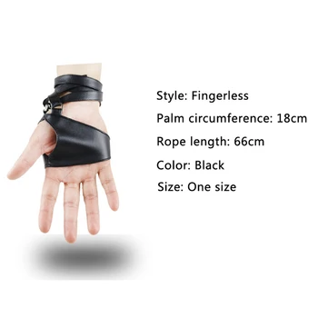 LongKeeper Femei Mănuși Fingerless din Piele PU Dacing Mănuși Non-Alunecare de Palmier Centura Deget și Jumătate Punk Dacing Guante pentru DANS Luvas
