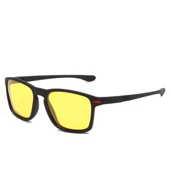 Longkeeper Galben Lentile de Noapte Viziune Ochelari de Conducere Bărbați Polarizat ochelari de Soare de Conducere Ochelari Reduce efectul de Orbire pentru barbati femei Ocolos