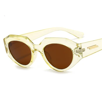 LongKeeper Ochi de Pisica ochelari de Soare Femei de Lux Mici, Albastre, Maro Ochelari de Soare Doamnelor de Epocă Clasic UV400 în aer liber Oculos De Sol