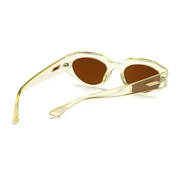 LongKeeper Ochi de Pisica ochelari de Soare Femei de Lux Mici, Albastre, Maro Ochelari de Soare Doamnelor de Epocă Clasic UV400 în aer liber Oculos De Sol