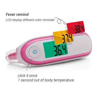 Loodom Digital cu Infraroșu Termometru Frunte si Ureche Non-Contact reci decât temperatura Medicale Febra Dispozitiv de Măsurare Copil Adult термомет