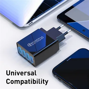 Lovebay Incarcator USB de Încărcare Rapidă Pentru Adaptor Telefon pentru iphone-ul Huawei Mate 30 Tablete Portabile Perete Mobil Încărcător Încărcător Rapid