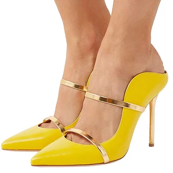 Lovirs Femei cu Toc Înalt, Subțire Subliniat Toe Slip on Stilet Sandale Pompe Petrecere de Nunta Birou&Carieră de Bază Pantofi Mărimea 4-15