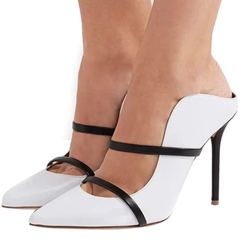 Lovirs Femei cu Toc Înalt, Subțire Subliniat Toe Slip on Stilet Sandale Pompe Petrecere de Nunta Birou&Carieră de Bază Pantofi Mărimea 4-15