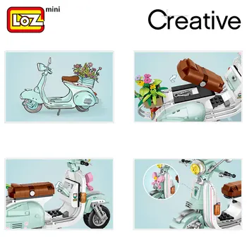 LOZ Mini Blocuri Technic Rezervor Model de Masina Cărămizi, Blocuri Creator de Plastic Asamblare DIY Jucării pentru Copii Cadouri