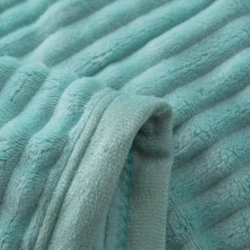 LREA iarna polar tesatura pături arunca pentru paturi și o canapea verde patura decor acasă fleece curgând Confortabil de piele