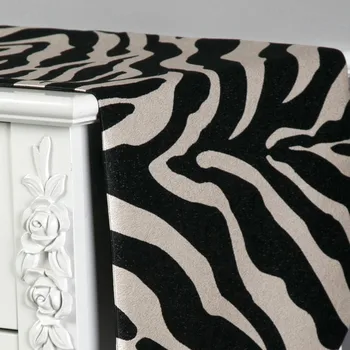 Lumina de Lux Europene Jacquard Model Zebra Tabelul Runner Pavilion TV Cabinet de Bucătărie, Masă Acoperi