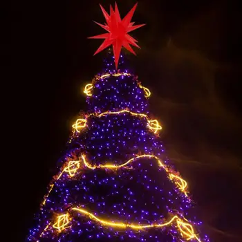 Lumina de noapte Albă 3d Strălucirea Stelelor Decor Star Lampa de Atmosfera de Crăciun Copac de Sus Lumina Vie Acasă, Camera pentru Copii