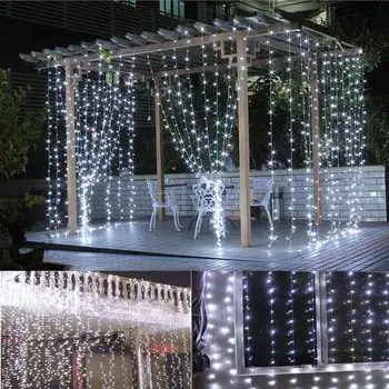 Lumina LED string 10m 20m 30m 50m 100m rezistent la apă în aer liber 220V / 110V pentru petrecerea de Crăciun de nunta festival în aer liber de decorare