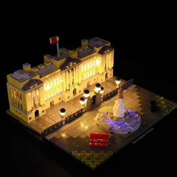 Lumina LED-uri Compatibil pentru lego 21029 Arhitectura Serie Palatul Buckingham Blocuri Caramizi Jucarii si Cadouri numai lumina