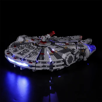 Lumina Led-uri Compatibil Pentru Lego 75105 Stele Forța se Trezește Millennium Falcon 05007 Blocuri(doar lumina+cutie Baterie)