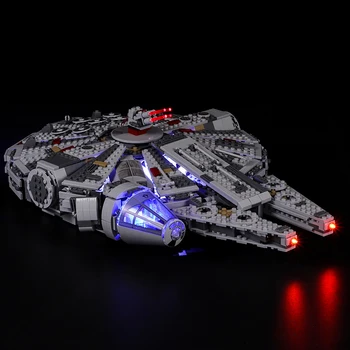 Lumina Led-uri Compatibil Pentru Lego 75105 Stele Forța se Trezește Millennium Falcon 05007 Blocuri(doar lumina+cutie Baterie)