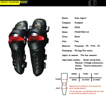 Lumina Led-uri Genunchi Protector CE EN1621-1 Motocicleta de Protectie genunchiere Joelheira Moto Motocross Paznici MTB MX Echipament de Protecție