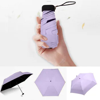 Lumina umbrelă de pliere umbrelă de soare mini umbrela Creative Ultra-Light 50 de ori plat lumina de buzunar, geanta umbrela ultra#30