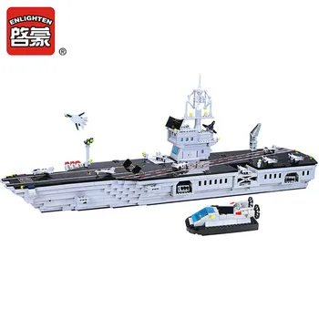 Luminează-1000Pcs Marinei Militare Transport Blocuri Seturi Model DIY Cărămizi Jucarii Educative pentru Copii