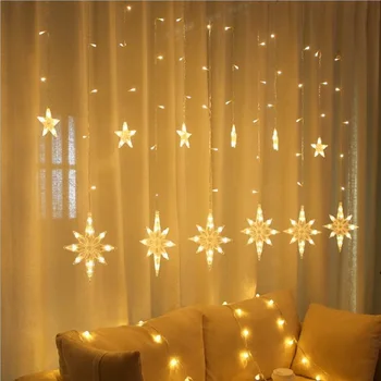 Lumini de crăciun Polaris Elan Bell Lampa Led String Lumina Decor pentru Casă Cameră Perdele de Lumini cu Led-uri Zână Ghirlanda de Crăciun de Anul Nou