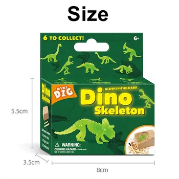 Luminos schelet de dinozaur săpat jucarii Copii jucarii educative sapa si descopera dinozaur model