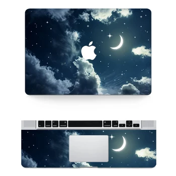 Luna Începe Noaptea de Cereale Textura Pielii Caz Autocolant Decal vinil pentru Macbook Air Pro Retina 11