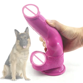 Lup Uriaș Canin Vibrator Jelly Medical De Silicon Vibrator Realist Înnodate Câine Animal Falus Penis Ventuza Jucarii Sexuale Pentru Femei