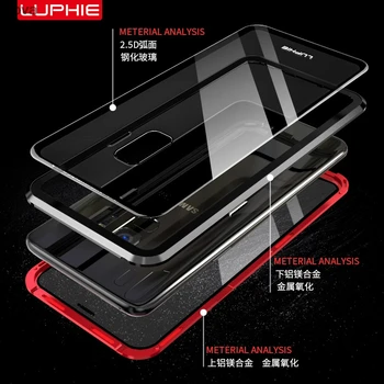 Luphie de Lux Deluxe Ultra Subțire de aluminiu, Bara de protecție Caz Pentru Samsung Galaxy S9 & S9 + S9 Plus Caz +