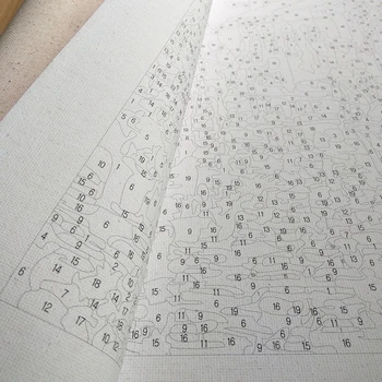 Lupul Tablou De Numărul Pe Panza Manual Pentru Desen Vopsea pe bază de Acril Cu Cadru 40x50 DIY Kit Adulți Imagine Acasă Decorare de Arta