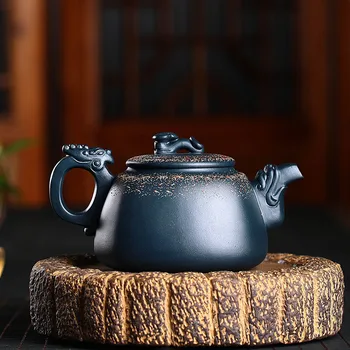 Lut roșu ceainic, negru argila verde, sifangruyi ceainic, unul autentic, emis pe numele yuzhongsha de distribuție