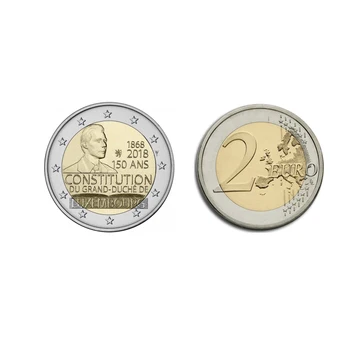 Luxembourg 2 Euro 2018 unc Autentică Moneda Originală,comemorative de Colectare de Monede
